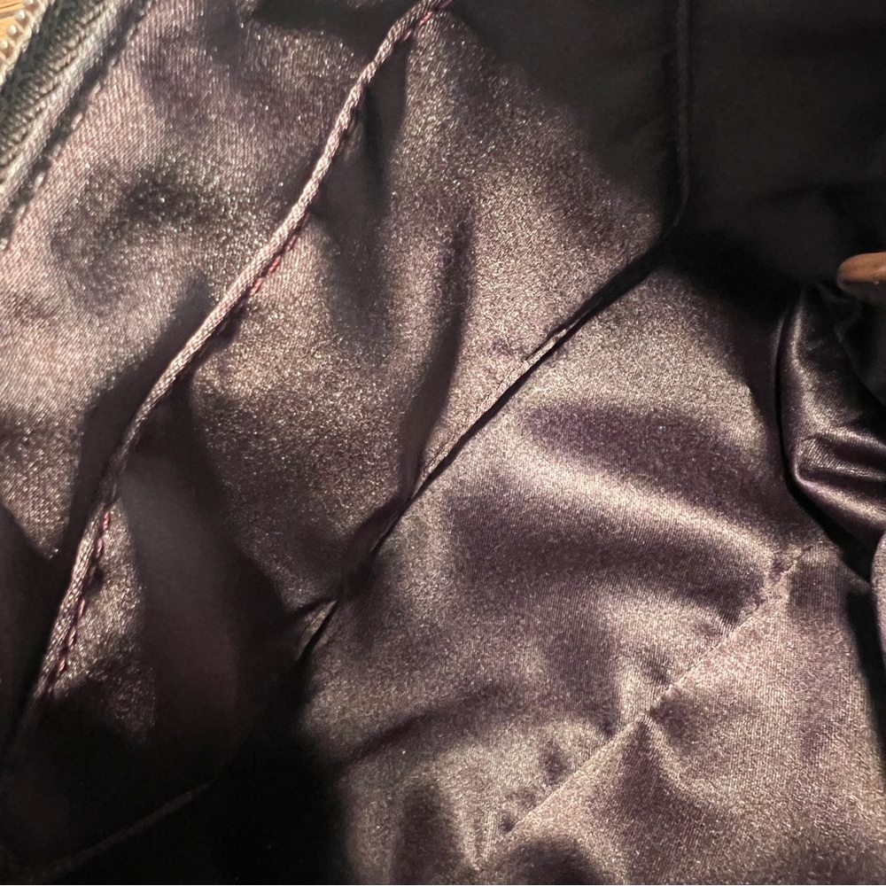 COACH 1941 ASHLEY OP ART SIGNATURE BAG IN SATIN AND LEATHER EXCELLENT CONDITION - Picture 12 of 13